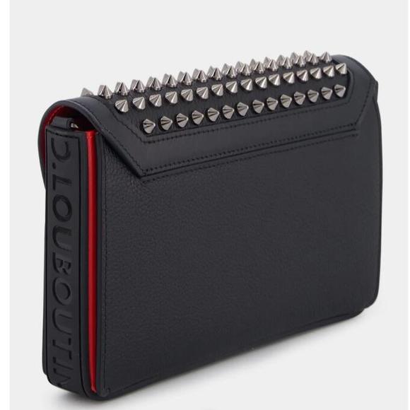 Christian Louboutin Shoulder Messenger Bag Explorafunk Black - Picture 3 of 5